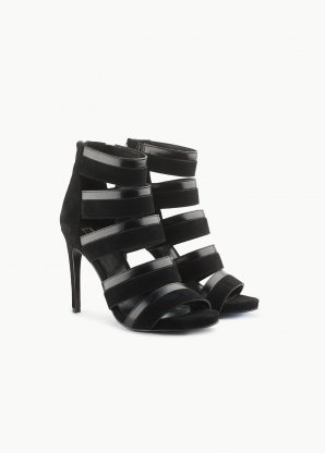 Liu -Jo Hohe Sandalen Aus Veloursleder
