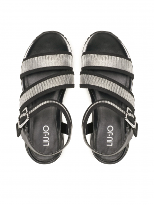 Liu Jo MAXI WONDER 15 Plateausandale mit Glitzer