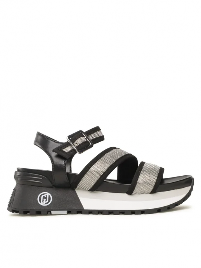 Liu Jo MAXI WONDER 15 Plateausandale mit Glitzer