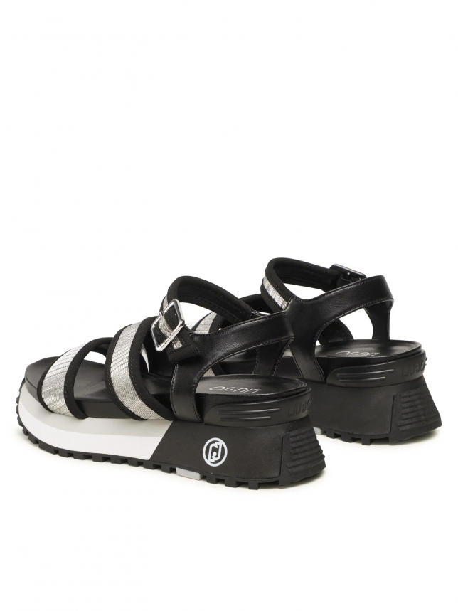 Liu Jo MAXI WONDER 15 Plateausandale mit Glitzer
